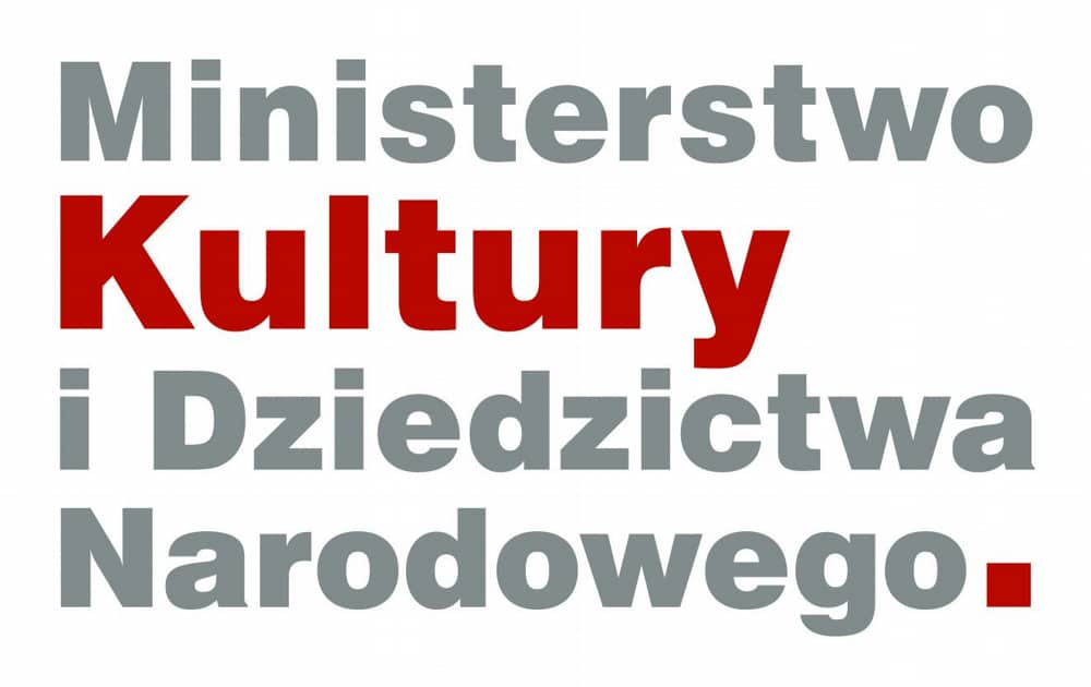 Logo "Ministerstwo Kultury i Dziedzictwa Narodowego.